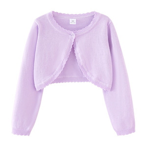 New Casual Style Large Children's <strong>Knitted</strong> Cardigan Girl Cozy Cotton Air-Conditioning Shirt Shawl Princess <strong>Bolero</strong> - Product Image 4