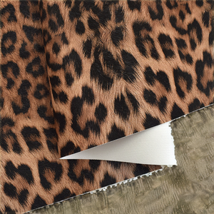 Thiết kế da báo PVC da nhân tạo để sử dụng trang trí in hoa văn cho túi Giày hành lý - Product Image 3