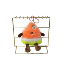 Schattige fruit serie pluche speelgoed sleutelhanger aardbei sinaasappel palmboom verzamelbaar creatief poppen decoratie cartoon sleutelhanger