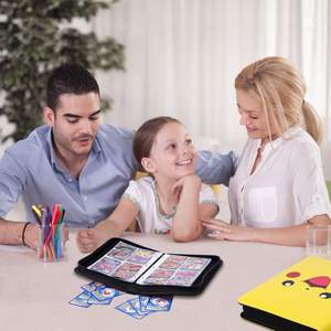 <span class=keywords><strong>Livre</strong></span> de cartes à collectionner en gros, chargeur 4 9 poches 400 900 <span class=keywords><strong>pikachu</strong></span> poke mon album classeur pour cartes à collectionner - Product Image 4