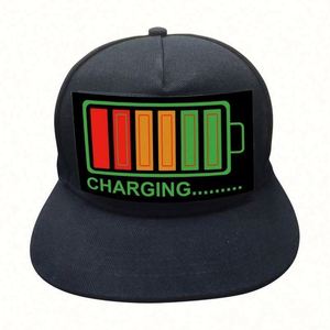 Gorra LED con Diseño de Personajes, Activación por Sonido, Estilo Deportivo, 100% Algodón, Funciona con Batería, Personalizable con Luces Intermitentes para Fiestas - Product Image 3