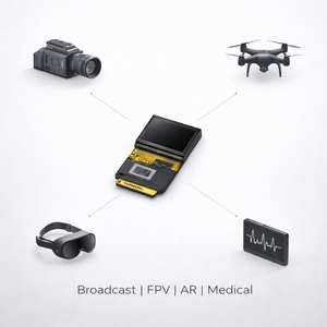 SeeYa SY072WCM06 0.72英寸AMOLED取景器显示模块 |   1920x1200 自然分辨率 |   4000+ PPI |   2000尼特 |   适用于 AR 眼镜的 MIPI DSI EVF - Product Image 4