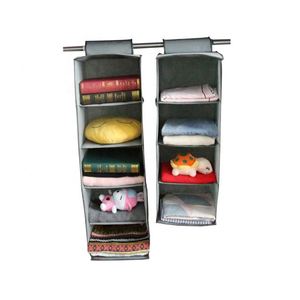 Hanging Organizer <b>Units</b> <b>Storage</b> Cloth Boxes Multi-purpose Hanging Closet Organizer Wardrobe Shelf - Product Image 5