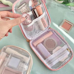 <b>Clear</b> Travel Makeup Organizer <b>Bag</b> Small Cute Makeup <b>Bag</b> Cosmetic Zipper <b>Toiletry</b> Storage Coin Pouch for Women - Product Image 4