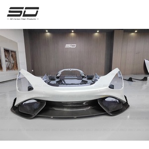 Kit de carrocería de fibra de carbono seco de alta calidad para <span class=keywords><strong>Mclaren</strong></span> 720s actualización a <span class=keywords><strong>765LT</strong></span> estilo parachoques alerón trasero difusor guardabarros - Product Image 1