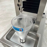 Nouvelle machine commerciale à crème glacée et desserts glacés aux fruits - Machine à mélanger et à préparer les yaourts glacés à haute productivité