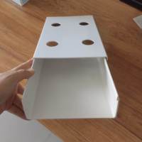 Aangepast export groot formaat NFT hydrocultuur kweekgootsysteem voedselveilige PVC voor eenvoudige bediening sla aardbei