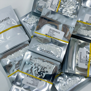 Pierre de moissanite en vrac de qualité supérieure, de couleur D, de pureté VVS1, certifiée GRA, de SICGEM, de taille brillante, avec un jeu de couleurs, <span class=keywords><strong>grande</strong></span> variété, taille melee - Product Image 3