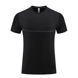 Vêtements de sport pour hommes 90% polyester 10% élasthanne T-shirts de course à pied et d'entraînement à séchage rapide <span class=keywords><strong>Sweat</strong></span>-shirts pour hommes - Product Image 5
