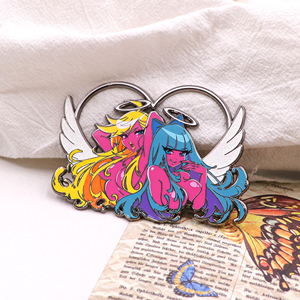 Tùy chỉnh kim loại <span class=keywords><strong>pin</strong></span> huy hiệu bán buôn nhà máy tùy chỉnh kim loại mềm cứng men huy hiệu - Product Image 4