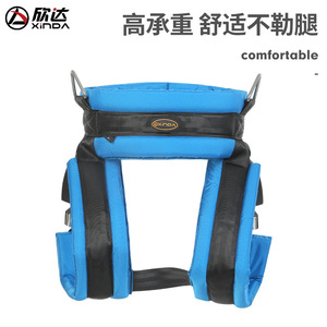 Ceinture de sécurité pour trampoline pour enfants Xinda, taille S, bleue, en nylon, boucle à dégagement rapide, multifonctionnelle, pour les enfants de plus de 4 ans, jeux en plein air - Product Image 4