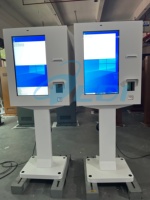 Kiosque de commande en libre-service LCD extérieur 32 pouces pour restaurant, affichage numérique, écran tactile, scanner QR, SDK, Intel Core I5, imprimante de reçus