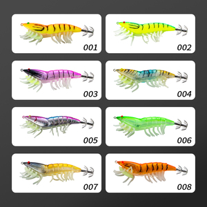 Pesca <span class=keywords><strong>de</strong></span> agua salada hundimiento cebo duro Metal plomo calamar Jigging gancho 11CM 13,2G señuelo <span class=keywords><strong>de</strong></span> camarón luminoso <span class=keywords><strong>pulpo</strong></span> Egi calamar Jig - Product Image 3