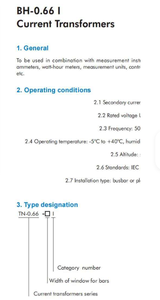 שנאי זרם חד פאזי HANGCHENG BH-0.66 100/5 200/5 50 הרץ, סליל טורואידלי חד-סלילי, ליפוף נחושת, ליבה פריט - Product Image 5