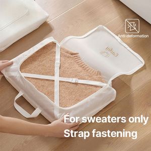 Sac de lavage en maille fine anti-déformation et anti-emmêlement pour pulls en chenille et laine, pour machine à laver - Product Image 2