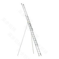 Échelle d'escalier pliante polyvalente en aluminium à usage professionnel