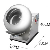 Machine de revêtement de noix de chocolat Petite mini machine de cuisson au chocolat commerciale Machine de revêtement de chocolat de biscuit