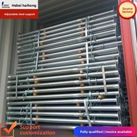 Soporte de Acero Ajustable Haihong para Columnas de Hormigón, Soporte Diagonal de Aluminio para Encofrado Post-Vaciado, Trípode de Acero para Columnas