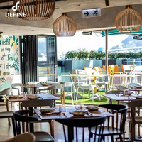 Mobilier de restaurant, meubles de Bar, chaises en bois pour Commercial
