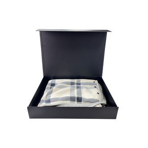 Luxury Folding Gift <b>Box</b> Classic <b>Black</b> Large Magnetic Presentation Gift Hamper <b>Box</b> for Packing - Product Image 2