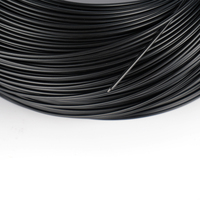 Câble de fibre optique de veste noire pour éclairage décoratif de ciel étoilé de plafond de Sauna