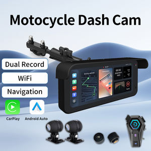 Zmecar 6.25 pouces, réglage automatique de la luminosité, GPS HD, navigateur pour moto, enregistreur de navigation avec CarPlay sans fil et Mirror Link - Product Image 2
