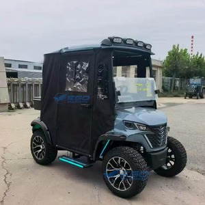 Cortina de Lluvia y Parasol Azul Claro Directo de Fábrica, Totalmente Cerrado, para Carro de Golf Eléctrico, Autobús Turístico, Club Car, XCEGO, Autonomía de 80-100 km - Product Image 2