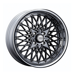 Jantes forgées sur mesure 19 20 pouces, 2 pièces, Formula Mesh Deep Lip Gunmetal 5x112 5x120 pour <span class=keywords><strong>BMW</strong></span> Lexus VIP Wheels - Product Image 1