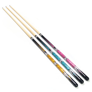 Özel tasarlanmış ucuz fiyat akçaağaç ahşap 57 inç 1/2-PC bilardo bilardo masası eğitim oynamak Cue sopa havuz Cue değnek - Product Image 4