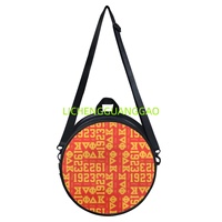 Sac Rond en PU pour Femme, Réutilisable, en Tissu, pour Sororité, Sac de Shopping de Haute Qualité, Sac de Week-end – Ventes Flash