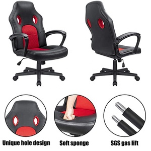 Sedia da massaggio da corsa economica Computer Office LED Silla Gamer Masajeador reclinabile Con <span class=keywords><strong>Luz</strong></span> RGB Cadeira de jogos sedie da gioco - Product Image 2