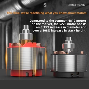 Perceuse à percussion sans balais à couple élevé de 180 N.m, mandrin de 13 mm, perceuse électrique de 1500 W, compatible avec la batterie <span class=keywords><strong>Makita</strong></span> 18 V - Product Image 4