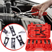 Spring Hose Clamp Carbon Steel Auto Repair Tool Set With Storage Box Spring Hose Clamp Pliers