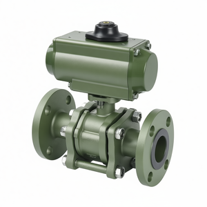 Válvula de Bola Neumática COVNA de 2 Vías con Brida, Acero Inoxidable, Sellado de PTFE, Control de Presión de Agua, Actuador, Pedido Urgente - Product Image 6