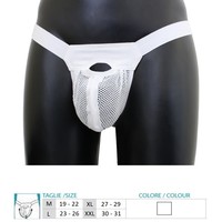 ORIONE PIEMONTE Suspensorio de malla de nailon transpirable para hombre con cierre de correa elástica, soporte de elasticidad moderada, modelo 314 para ejercicio