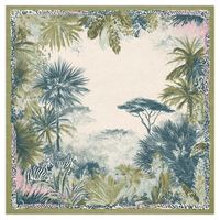 Tapis de Mahjong de Luxe en Cuir Imperméable Nolijune Ruth Stared Down a Lion 31,5x31,5 pouces pour Mahjong Américain