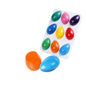 Crayons de cire solides 9 couleurs avec logo personnalisé, non toxiques, lavables, pour <span class=keywords><strong>dessin</strong></span> créatif, éducation précoce, peinture artistique pour enfants - Product Image 2