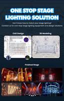 Barre de pixels 12x60W à tête mobile, éclairage matriciel LED RGBW 4-en-1 avec zoom pour scène, concerts, clubs et mariages