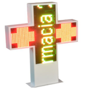 ป้ายกากบาทร้านขายยา LED สีเขียว-น้ำเงิน ขนาด 80 ซม. รุ่น P16 - Product Image 3