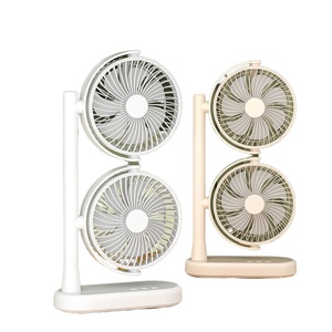 Portable USB Charging Bladeless Handheld Fan for Car Wall-Mounted Desktop Use <b>5V</b> Lithium <b>Battery</b> Air Cooling for Household Use - Product Image 1