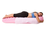 Tapis de yoga de grossesse gonflable en velours avec trou pour femmes enceintes matelas à air intérieur et extérieur