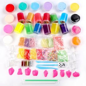 Ice Cream Slime Making Toys <b>Set</b> Plastic & <b>Clay</b> Non-toxic Glue Charms DIY Kit EN71 Certified for Kids Ages 5+ Unisex - Product Image 4