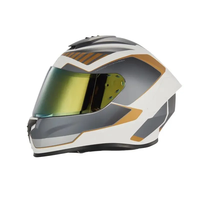 Casque de moto intégral certifié DOT, respirant, doublure lavable, vente en gros directe usine, pour concessionnaires de motos