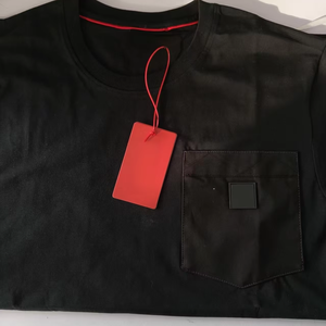 Camiseta de Hombre 2026, Nueva, Casual, para Negocios, Estampada, Transpirable, de Algodón Puro, Suave al Tacto, de Manga Corta y Gruesa - Product Image 1