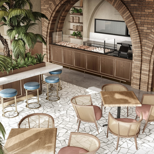 Tienda de dulces de moda Diseño de muebles Gabinete de cafetería de vidrio moderno Café de madera personalizado Panadería Tienda Bar Mostrador - Product Image 1