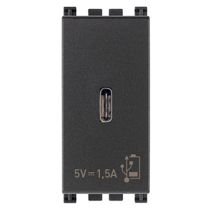Adaptador de corriente USB C 5V 1.5A 2.8M gris, cargador de pared para dispositivos móviles - Product Image 1