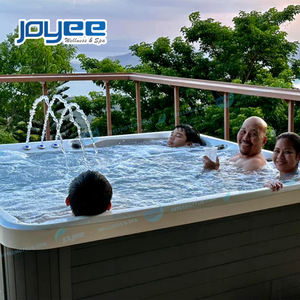 JOYEE-Spa de fibra de vidrio para nadar, Jacuzzier personalizado de gran tamaño, <span class=keywords><strong>precios</strong></span> de tubo caliente, jardín, Spa Jakuzi con chorros LED, Bluetooth, música, Wifi - Product Image 2