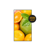 Pantalla LCD Profesional de 55 Pulgadas para Escaparates, Alto Brillo de 3500 Nits, Señalización Digital Comercial para Escaparates