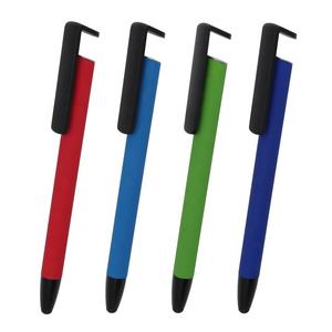 Bolígrafo <span class=keywords><strong>de</strong></span> aluminio 3 en 1 con Logo personalizado, soporte <span class=keywords><strong>para</strong></span> teléfono móvil con lápiz óptico <span class=keywords><strong>de</strong></span> punta, venta al por mayor - Product Image 4