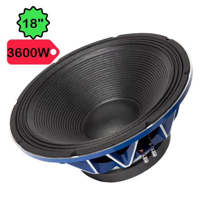 18 Inch 1800-3600W High Power Bass Speaker Paper Cone Woofer for Professional Audio Subwoofer System